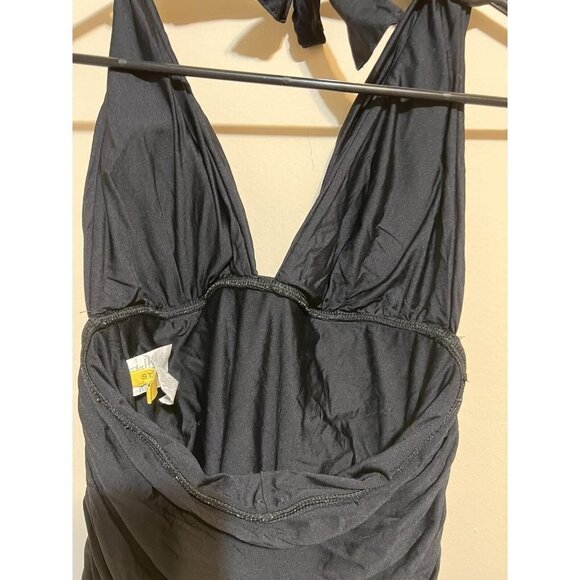 St.  JOHN women's black tie-up swimsuit Size 6 - Picture 4 of 8